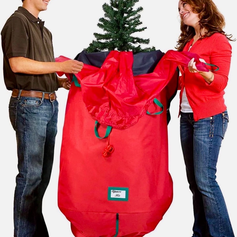 Red Christmas Tree Storage Bag